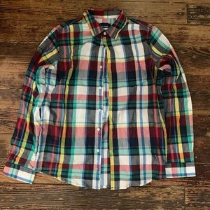 XL boys 14/16 multicolored flannel. NWOT